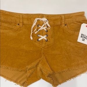 Billabong Lace Up Shorts!!